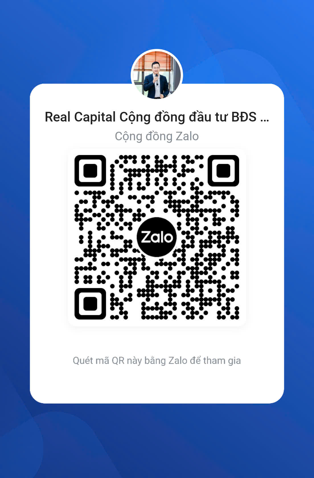 Realplus Zalo community QR code